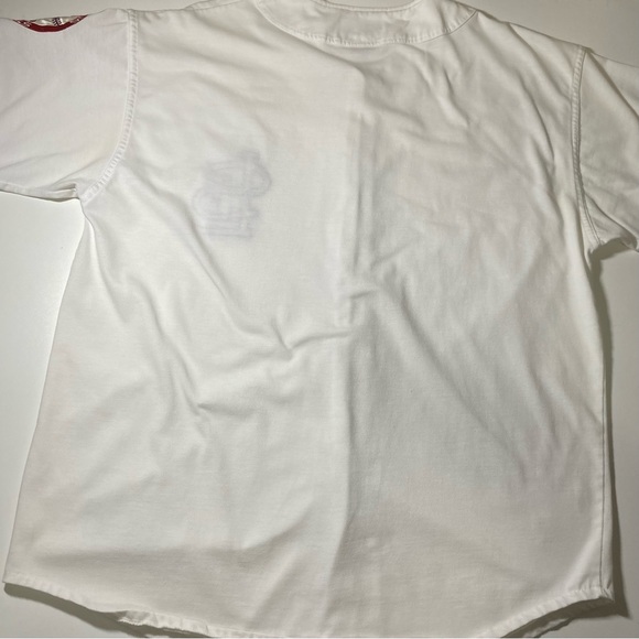 St Louis Cardinals Men's L White Jersey MLB Vintage Starter Blank Back - Picture 10 of 12